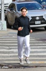 HILARIA BALDWIN Out JOgging in New York 03/19/2024