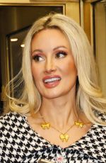HOLLY MADISON Leaves NBC Studios in New York 03/19/2024