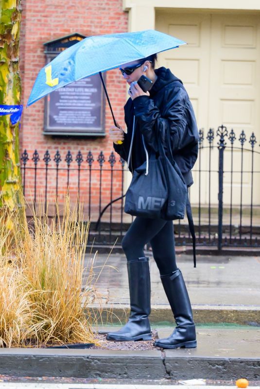 IRINA SHAYK Out and About in New York 03/05/2024