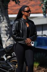 IRIS LAW, REIGN JUDGE and JUSTINE SKYE Out for Coffee in Bel Air 03/17/2024