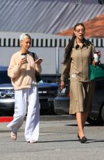 IRIS LAW, REIGN JUDGE and JUSTINE SKYE Out for Coffee in Bel Air 03/17/2024