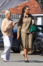 IRIS LAW, REIGN JUDGE and JUSTINE SKYE Out for Coffee in Bel Air 03/17/2024