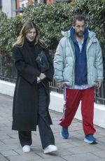 JACKIE and Adam SANDLER Out in London 03/27/2024