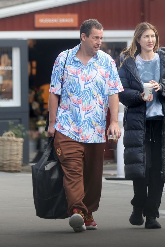 JACKIE and Adam SANDLER Out Shopping in Los Angeles 03/04/2024