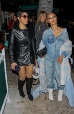 JADA PINKETT SMITH and TONI BRAXTON Out for Dinner at Cipriani