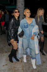 JADA PINKETT SMITH and TONI BRAXTON Out for Dinner at Cipriani