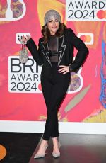 JAIME WINSTONE at Brit Awards 2024 at O2 Arena in London 03/02/2024
