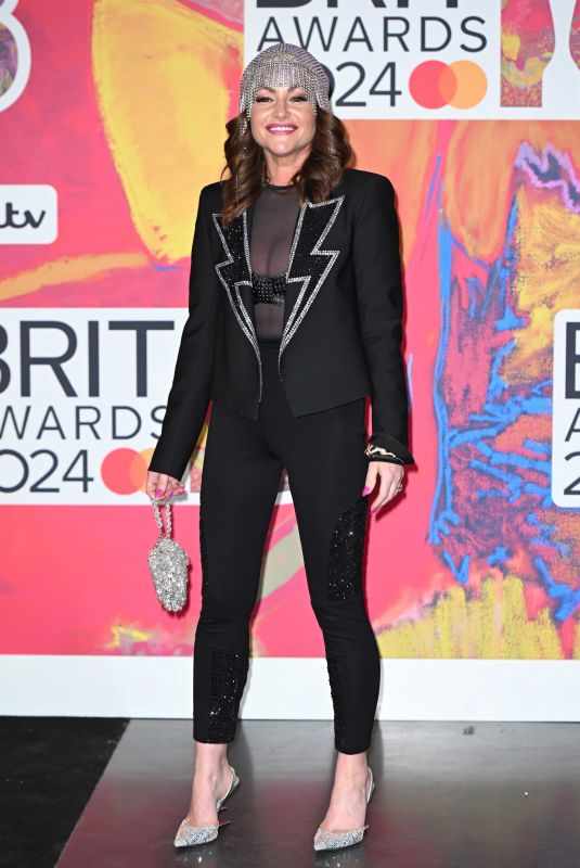 JAIME WINSTONE at Brit Awards 2024 at O2 Arena in London 03/02/2024