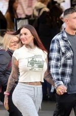 JEMMA LUCY Out Shopping in Oxford Street in London 03/17/2024