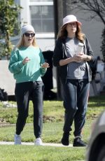 JENNA FISCHER and ANGELA KINSEY Out in Los Angeles 03/07/2024