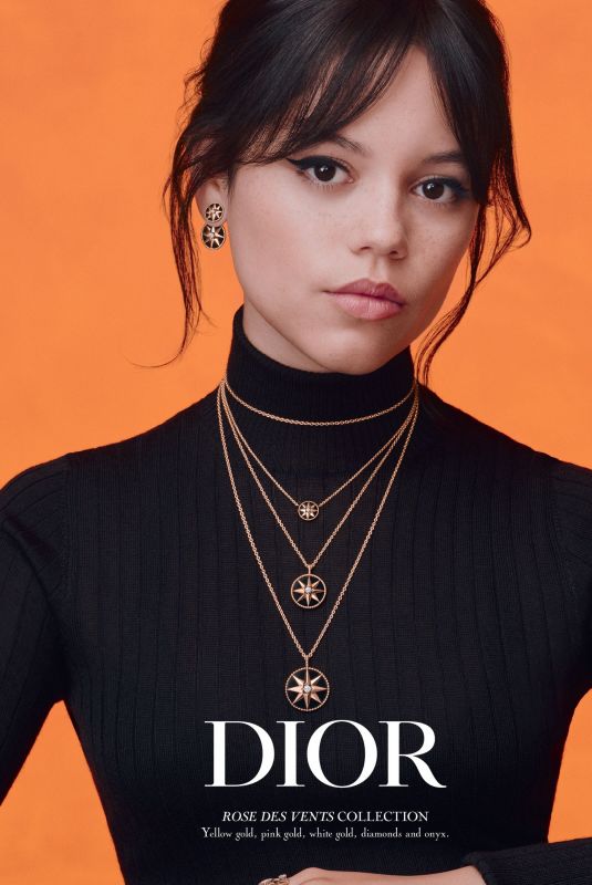 JENNA ORTEGA for Dior Rose Des Vents Campaign 2024
