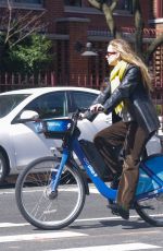 JENNIFER LAWRENCE Out for a Bike Ride in New York 03/16/2024