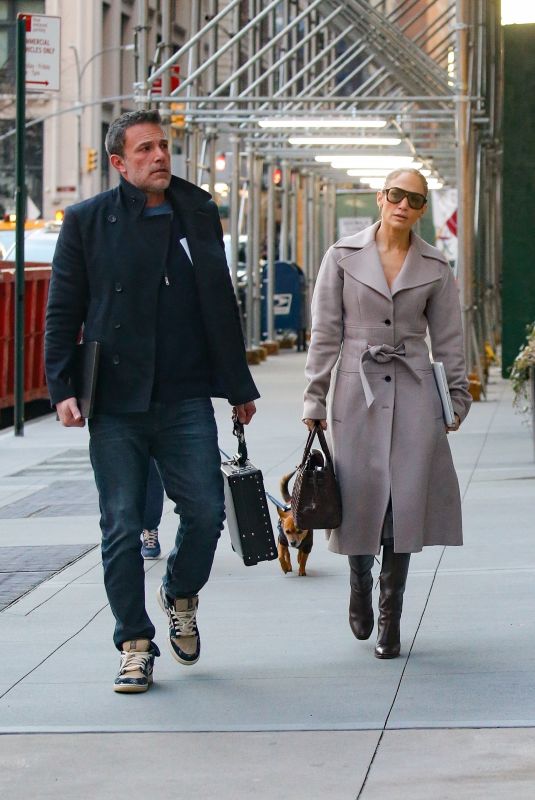 JENNIFER LOPEZ and Ben Affleck Out in New York 03/29/2024