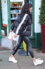 JENNY POWELL Leaves a Post Office in Cheshire 03/01/2024