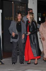 JESSICA ALBA and Cash Warren Out for Dinner with California Mayor Karen Bass at Matsuhisa in Beverly Hills 03/14/2024
