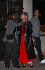 JESSICA ALBA and Cash Warren Out for Dinner with California Mayor Karen Bass at Matsuhisa in Beverly Hills 03/14/2024