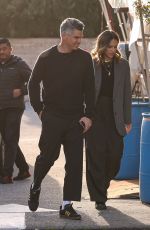 JESSICA ALBA and Cash Warren Out for Dinner with California Mayor Karen Bass at Matsuhisa in Beverly Hills 03/14/2024