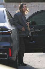 JESSICA ALBA and Cash Warren Out for Dinner with California Mayor Karen Bass at Matsuhisa in Beverly Hills 03/14/2024