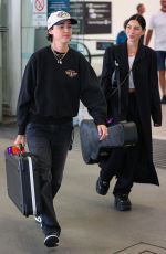 JESSICA And LISA ORIGLIASSO and Alex Smith Arrives in Sydney 03/23/2024