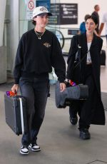 JESSICA And LISA ORIGLIASSO and Alex Smith Arrives in Sydney 03/23/2024