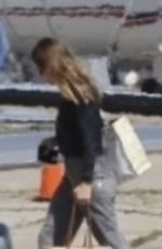 JESSICA BIEL and Justin Timberlake Jet Back to Los Angeles 03/25/2024