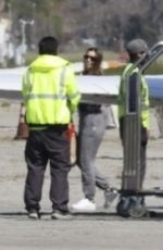 JESSICA BIEL and Justin Timberlake Jet Back to Los Angeles 03/25/2024