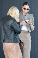 JESSICA BIEL at Chateau Marmont with a Friend in Los Angeles 03/27/2024