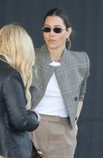 JESSICA BIEL at Chateau Marmont with a Friend in Los Angeles 03/27/2024
