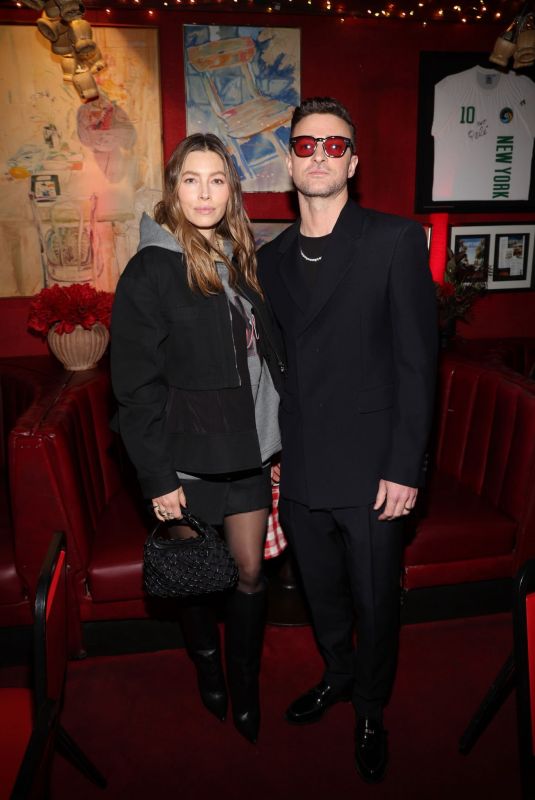 JESSICA BIEL at Justin Timberlake Hosts EVERYTHING I THOUGHT IT WAS Album Release Party in West Hollywood 03/14/2024
