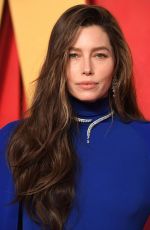 JESSICA BIEL at Vanity Fair Oscar Party in Beverly Hills 03/10/2024