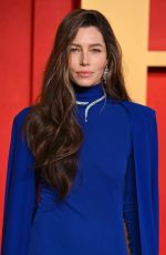 JESSICA BIEL at Vanity Fair Oscar Party in Beverly Hills 03/10/2024