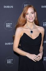 JESSICA CHASTAIN at Damiani Centenary Gala Dinner in Milan 03/14/2024