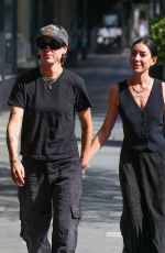 JESSICA ORIGLIASSO and Alex Smith Arrives at Bills Double Bay in Sydney 03/24/2024