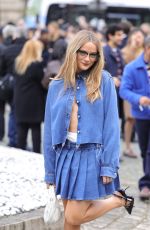 JOEY KING Arrives at Miu Miu FW24 Fashion Show in Paris 03/05/2024