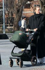 JOSEPHINE SKRIVER on a Stroller Stroll in New York 03/01/2024
