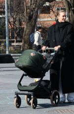 JOSEPHINE SKRIVER on a Stroller Stroll in New York 03/01/2024