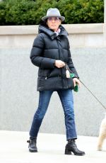 JULIANNA MARGUILES Out with Her Dog in New York 03/20/2024