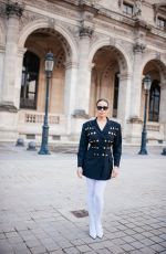 JURNEE SMOLLETT at Louis Vuitton Womenswear F/W 24-25 Fashion Show at Paris Fashion Week 03/05/2024