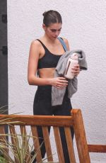 KAIA GERBER Arrives for Her Pilates Class in Brentwood 03/02/2024
