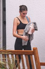 KAIA GERBER Arrives for Her Pilates Class in Brentwood 03/02/2024