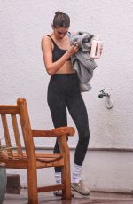 KAIA GERBER Arrives for Her Pilates Class in Brentwood 03/02/2024
