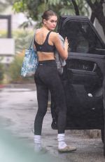 KAIA GERBER Leaves Pilates Class in Brentwood 03/02/2024
