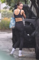 KAIA GERBER Leaves Pilates Class in Brentwood 03/02/2024