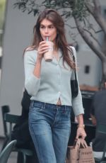 KAIA GERBER Out for Smoothie at Erewhon in Los Angeles 03/05/2024