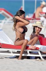 KARINA JELINEK and FLORENCIA PARISE in Bikini on Miami Beach 03/13/2024
