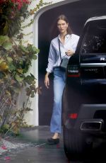 KARLIE KLOSS Out and About in Miami Beach 03/07/2024
