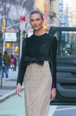 KARLIE KLOSS Out and About in New York 03/12/2024