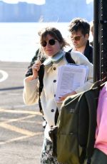 KATE CAPSHAW Arrives at a Heliport in New York 03/16/2024