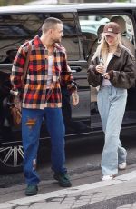KATE CASSIDY Arrives at Hotel La Reserve in Paris 03/01/2024