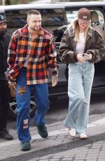 KATE CASSIDY Arrives at Hotel La Reserve in Paris 03/01/2024